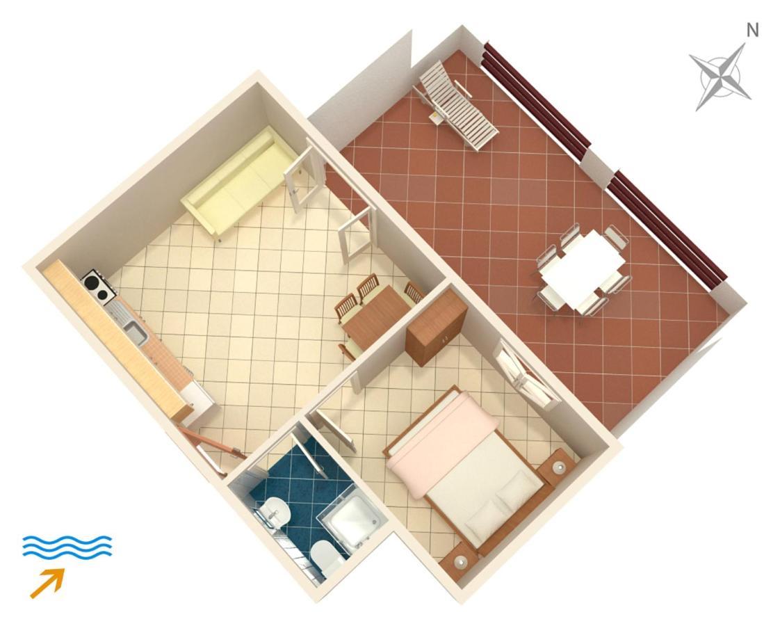 Apartment Tri Zala 174B Zrnovo Luaran gambar
